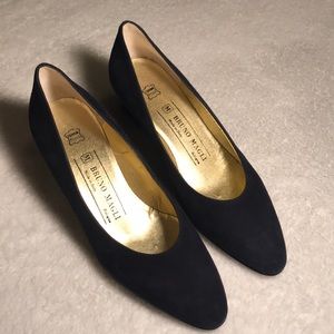 BRUNO MAGLI BLACK SUIDE WOMENS SHOES